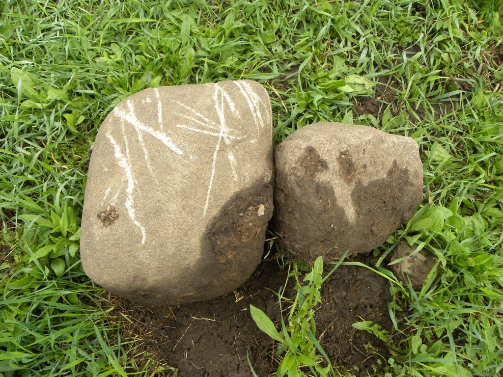 Two NEW garden rocks